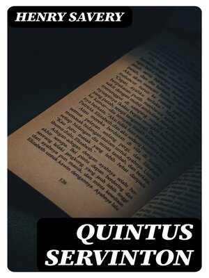 cover image of Quintus Servinton